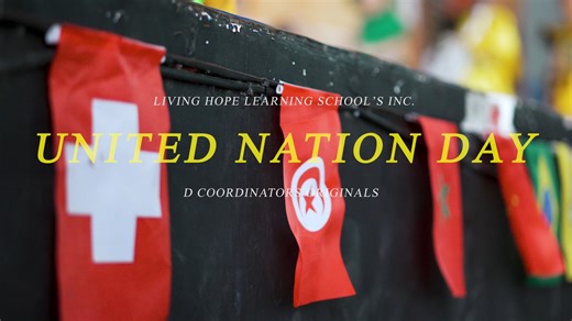 United Nations 2025 Our Shared Humanity: Kids Unite for a Better World “One world, one God, one shared humanity. Children stand together to spread love, kindness, and unity.” #nocopyrightinfringementintendedmusic | Living Hope Learning School, Inc.
