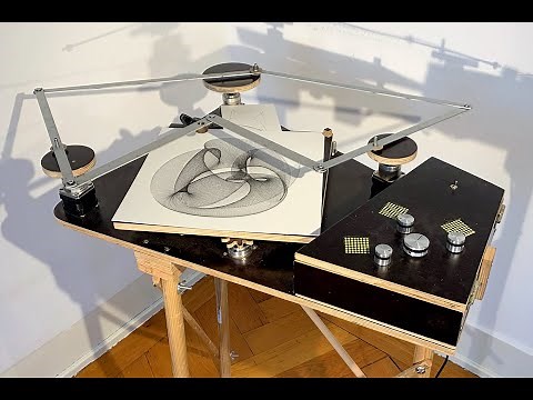 Analog machine created generative design/art