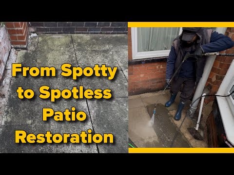 From Spotty to Spotless Patio Restoration | Amazing Pressure Washing Transformation