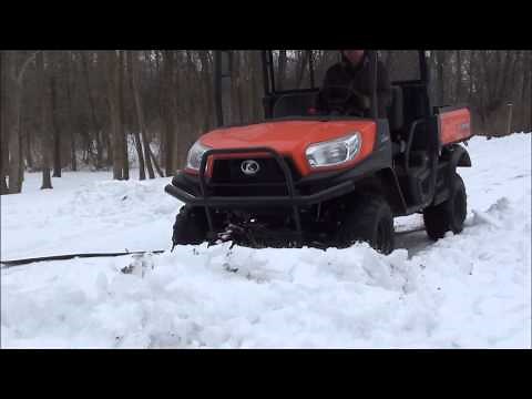 UTV Hitchworks - Kubota RTV-X900 with the SnowMax Snowplow