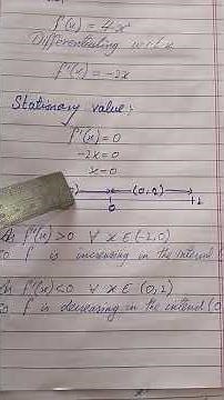 how we find algebraic function as increasing or decreasing functions #educationalvideo #xiimaths