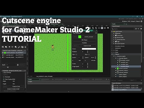 Cutscene engine for GameMaker Studio 2 - A simple tutorial