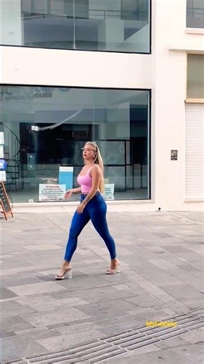 I went out again today wearing jeans #style #highheels #walking