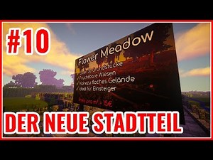 Der NEUE Stadtteil! #10 - Minecraft Server erstellen [CITYBUILD]