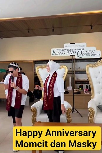 Citra Kirana and Rezky Adhitya become king and queen