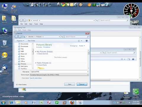 How to use snipping tool