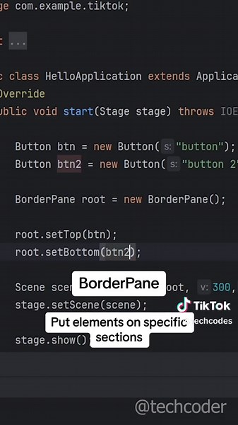 More JavaFX content coming soon… #foryoupage #foryourpage #foryou #fyp #tech #code #coding #programming #developer #java #javafx #technology