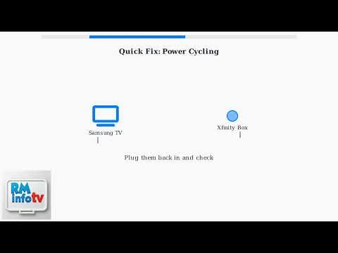How To Fix Xfinity Box Stuck On Welcome Screen (Samsung TV) – HDMI/CEC & Reset