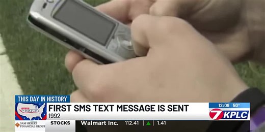 This Day in History: First SMS text message sent Dec. 3, 1992