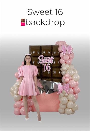 Sweet 16 Backdrop - Worldwide Shipping Available!
