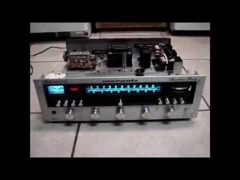 How to easy replace led lights bulbs fuse on vintage receiver Marantz