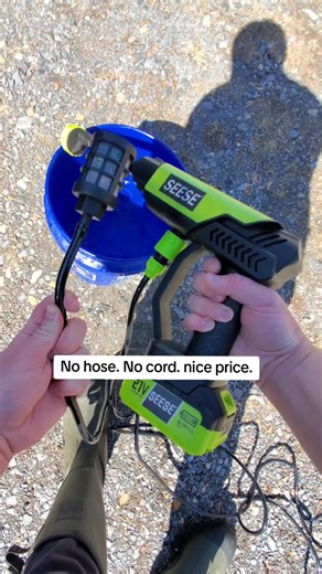 Battery Operated Pressure Washer for Easy Cleaning