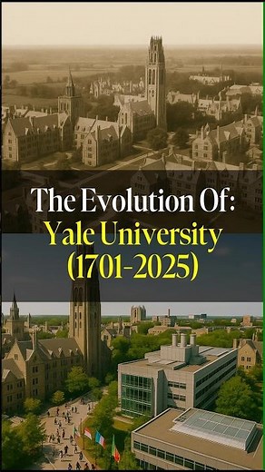 The Evolution of Yale University 🎓🔵 #Yale #YaleUniversity #IvyLeague #CollegeHistory #Education