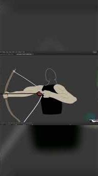 Archer Drawing Process: Watch This Easy Art Tutorial! #shorts