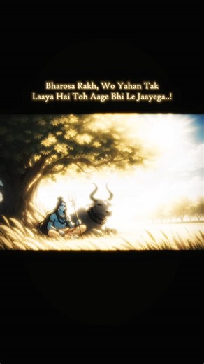 Prasad Motions | Like ❤️ Share 🔁 . . . Trust on Shiva, Mahadev divine assurance, surrender with faith Sanatan dharma trust path, Shiva as guide and... | Instagram