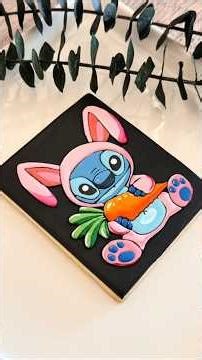 Royal Icing Cookies – Stitch in a Bunny Costume | Follower Request & Fan Art Cookie