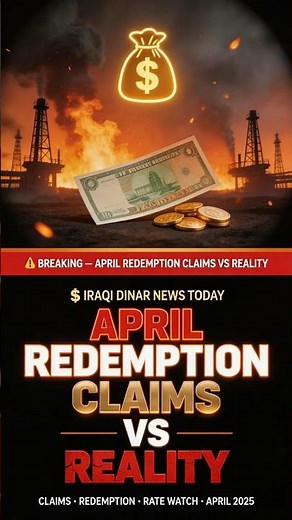 🚨 Iraqi Dinar ALERT | April Redemption Claims & Big Signals