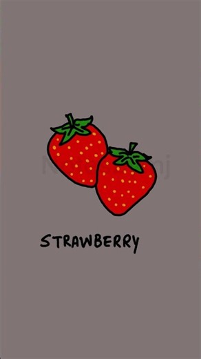 Master English Fruit Names: STRAWBERRY 🍓 | Visual Learning