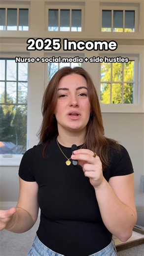Marina | Content Creator on Instagram: "What I made this year as a full-time nurse + content creator 🩺💸 This is the side of the breakdown people don’t always see — the stability that made everything else possible. No overtime farming. No travel contracts. Just a steady nursing income alongside content creation. Every month looked different, but having a consistent nursing job gave me the freedom to build online without panic. Sharing this because pay transparency matters — especially in health