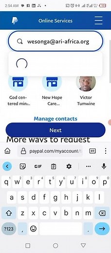 how to request money from friends and family on paypal