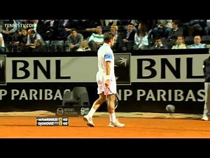 ATP 2011 Rome R3 Wawrinka vs Djokovic Highlights [HD]