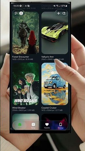 Animated Wallpapers with Parallax Effects on Android / 3D Wallpapers, Minimalist with Depth Effect