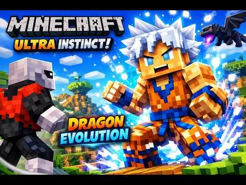 THIS ADDON LETS YOU BE GOKU IN MINECRAFT | DRAGON EVOLUTION | MCPE 1.21+ | #minecraft