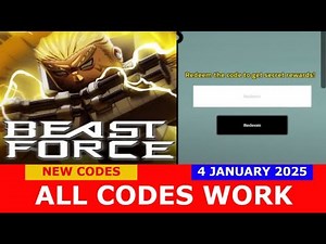 *NEW CODES* [👊⚡️No.2's Weapon] Beast Force ROBLOX | JANUARY 4, 2025