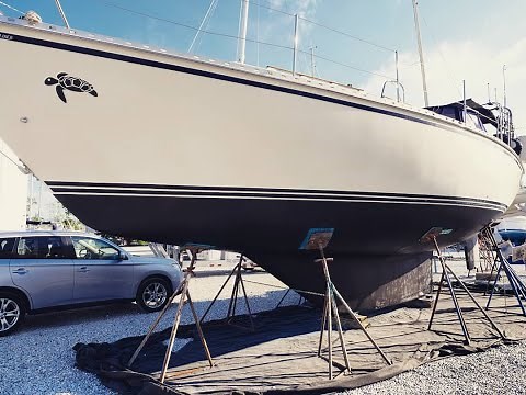 We bought a boat! Boat tour of our Caliber 40