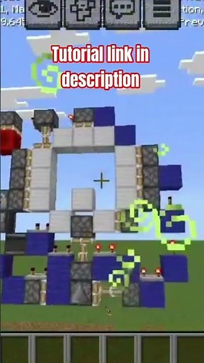 Minecraft bedrock edition easiest 3×3 piston door