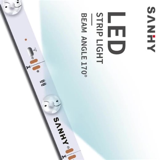 3030 LED Bar Strip 12V 12 LED /Meter Diffuse Reflection Led Strip With Lens