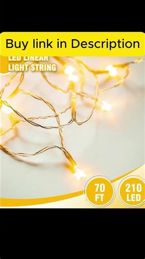 210 LEDs Warm White LED String Lights