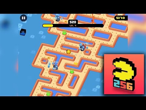 Pac Man 256 (iOS, Android) Gameplay Levels Walkthrough iPad Pro Part 1