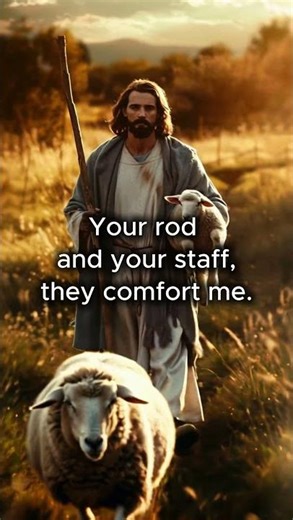 Psalm 23 🐑✨ — The Lord Is My Shepherd 🙏 Short Prayer for Peace 🕊️