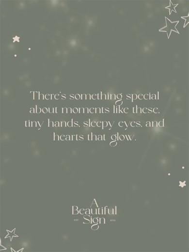 2K views | Sometimes the tiniest moments turn into the memories you’ll treasure most. | A Beautiful Sign | Facebook