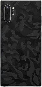 SopiGuard Skin for Samsung Galaxy Note 10+ Plus Precision Edge-to-Edge Vinyl Sticker Back Panel Only (3M Black Camo)