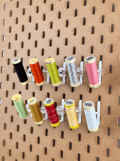 Sewing Thread Spool & Bobbin Holder for IKEA SKÅDIS Pegboards - Etsy