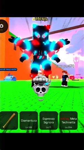 9999 Luck! Infinity Lucky Block in Escape Tsunami (Roblox Brainrot) #roblox #brainrot #shorts