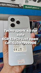 Tecno spark 40 for sale 6Gb 128Gb just open Cell:03097999906 | Unique Mobiles