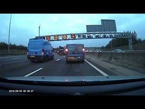 New HADECS 3 variable speed camera on M25 flashes multiple vehicles on M25 clockwise