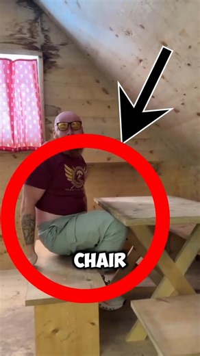 Is He Defying Gravity or Just Sitting on a Chair?
