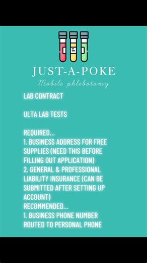 How to contract with #UltaLabTests #MobilePhlebotomy #LabContracts #MobilePhlebotomyContracts #PhlebotomyContracts #Phlebotomist #BusinessOwner #SmallBusiness #MobileLab #foryoupage #foryou #foryourinformation