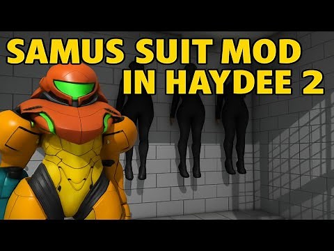Samus Suit (Metroid) Mod | Haydee 2 | Haydee Redux - White Zone, Hardcore, Walkthrough, 4K
