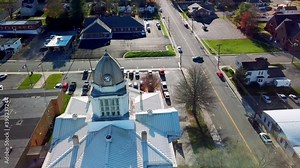 Wythe County Courthouse Dome in Wytheville Virginia, Wytheville Va in 4k