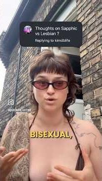 Sapphic vs Lesbians 👀😗 #sapphic #wlw #queer #transgender #pride