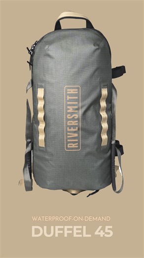Lightweight Waterproof Duffel - Backpack Straps and Fly Rod Holders - Convoy Duffel by Riversmith | RiversmithUSA | Facebook