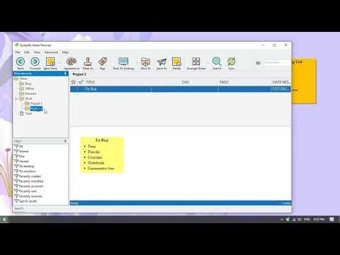Windows: Organize Sticky Notes by Tagging & Starring