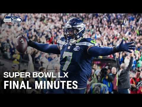 Final Minutes Of The Super Bowl LX Victory vs. The New England Patriots | Seattle Seahawks