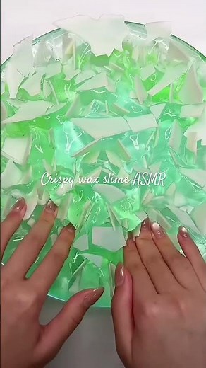 Crispy Wax Slime ASMR 💥 The Crunch You Can Feel!