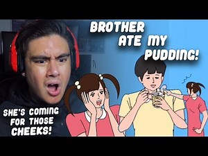 IF SHE FINDS ME, SHE'S GONNA WHOOP MY CHEEKS | Brother Ate My Pudding